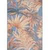 image:imageNourison Home Aloha Ivory Blue 53 x 75 Area Rug  Easy Clean Non Shedding Bed Room Living Room Dining Room Kitchen 5 x 8Blue Rose