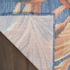 image:imageNourison Home Aloha Ivory Blue 53 x 75 Area Rug  Easy Clean Non Shedding Bed Room Living Room Dining Room Kitchen 5 x 8Blue Rose