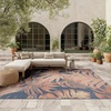 image:imageNourison Home Aloha Ivory Blue 53 x 75 Area Rug  Easy Clean Non Shedding Bed Room Living Room Dining Room Kitchen 5 x 8Blue Rose