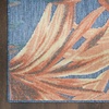 image:imageNourison Home Aloha Ivory Blue 53 x 75 Area Rug  Easy Clean Non Shedding Bed Room Living Room Dining Room Kitchen 5 x 8Blue Rose