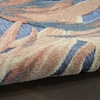 image:imageNourison Home Aloha Ivory Blue 53 x 75 Area Rug  Easy Clean Non Shedding Bed Room Living Room Dining Room Kitchen 5 x 8Blue Rose