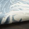 image:imageNourison Home Aloha Ivory Blue 53 x 75 Area Rug  Easy Clean Non Shedding Bed Room Living Room Dining Room Kitchen 5 x 8Ivory Blue