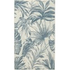 image:imageNourison Home Aloha Ivory Blue 53 x 75 Area Rug  Easy Clean Non Shedding Bed Room Living Room Dining Room Kitchen 5 x 8Ivory Blue