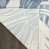image:imageNourison Home Aloha Ivory Blue 53 x 75 Area Rug  Easy Clean Non Shedding Bed Room Living Room Dining Room Kitchen 5 x 8Ivory Blue