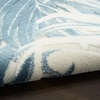 image:imageNourison Home Aloha Ivory Blue 53 x 75 Area Rug  Easy Clean Non Shedding Bed Room Living Room Dining Room Kitchen 5 x 8Ivory Blue