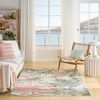 image:imageNourison Home Aloha Ivory Blue 53 x 75 Area Rug  Easy Clean Non Shedding Bed Room Living Room Dining Room Kitchen 5 x 8Ivory Green