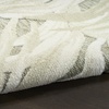 image:imageNourison Home Aloha Ivory Blue 53 x 75 Area Rug  Easy Clean Non Shedding Bed Room Living Room Dining Room Kitchen 5 x 8Ivory Sage