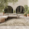 image:imageNourison Home Aloha Ivory Blue 53 x 75 Area Rug  Easy Clean Non Shedding Bed Room Living Room Dining Room Kitchen 5 x 8Ivory Sage