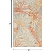 image:imageNourison Home Aloha Ivory Blue 53 x 75 Area Rug  Easy Clean Non Shedding Bed Room Living Room Dining Room Kitchen 5 x 8Sage Rose