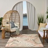 image:imageNourison Home Aloha Ivory Blue 53 x 75 Area Rug  Easy Clean Non Shedding Bed Room Living Room Dining Room Kitchen 5 x 8Sage Rose
