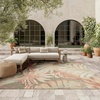 image:imageNourison Home Aloha Ivory Blue 53 x 75 Area Rug  Easy Clean Non Shedding Bed Room Living Room Dining Room Kitchen 5 x 8Sage Rose