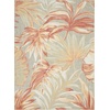 image:imageNourison Home Aloha Ivory Blue 53 x 75 Area Rug  Easy Clean Non Shedding Bed Room Living Room Dining Room Kitchen 5 x 8Sage Rose