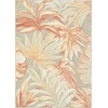 image:imageNourison Home Aloha Ivory Blue 53 x 75 Area Rug  Easy Clean Non Shedding Bed Room Living Room Dining Room Kitchen 5 x 8Sage Rose
