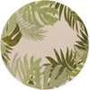 image:imageNourison Home Aloha Ivory Green 710 x Round Area Rug  Easy Clean Non Shedding Bed Room Living Room Dining Room Kitchen 8 x RoundIvory Green
