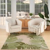 image:imageNourison Home Aloha Ivory Green 710 x Round Area Rug  Easy Clean Non Shedding Bed Room Living Room Dining Room Kitchen 8 x RoundIvory Green