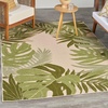image:imageNourison Home Aloha Ivory Green 710 x Round Area Rug  Easy Clean Non Shedding Bed Room Living Room Dining Room Kitchen 8 x RoundIvory Green