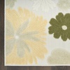 image:imageNourison Home Aloha Ivory Green 9 x 12 Area Rug  Easy Clean Non Shedding Bed Room Living Room Dining Room Kitchen 9 x 12Ivory Green