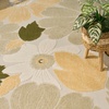 image:imageNourison Home Aloha Ivory Green 9 x 12 Area Rug  Easy Clean Non Shedding Bed Room Living Room Dining Room Kitchen 9 x 12Ivory Green