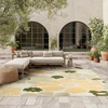 image:imageNourison Home Aloha Ivory Green 9 x 12 Area Rug  Easy Clean Non Shedding Bed Room Living Room Dining Room Kitchen 9 x 12Ivory Green