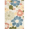 image:imageNourison Home Aloha Ivory Green 9 x 12 Area Rug  Easy Clean Non Shedding Bed Room Living Room Dining Room Kitchen 9 x 12Multi Color