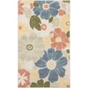 image:imageNourison Home Aloha Ivory Green 9 x 12 Area Rug  Easy Clean Non Shedding Bed Room Living Room Dining Room Kitchen 9 x 12Multi Color