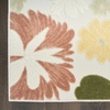 image:imageNourison Home Aloha Ivory Green 9 x 12 Area Rug  Easy Clean Non Shedding Bed Room Living Room Dining Room Kitchen 9 x 12Multi Color