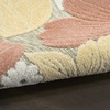 image:imageNourison Home Aloha Ivory Green 9 x 12 Area Rug  Easy Clean Non Shedding Bed Room Living Room Dining Room Kitchen 9 x 12Rose