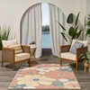 image:imageNourison Home Aloha Ivory Green 9 x 12 Area Rug  Easy Clean Non Shedding Bed Room Living Room Dining Room Kitchen 9 x 12Rose