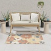 image:imageNourison Home Aloha Ivory Green 9 x 12 Area Rug  Easy Clean Non Shedding Bed Room Living Room Dining Room Kitchen 9 x 12Rose