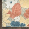 image:imageNourison Home Aloha Ivory Green 9 x 12 Area Rug  Easy Clean Non Shedding Bed Room Living Room Dining Room Kitchen 9 x 12Rose
