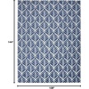 image:imageNourison Home Aloha Ivory Grey 53 x 75 Area Rug  Easy Clean Non Shedding Bed Room Living Room Dining Room Kitchen 5 x 8Blue