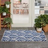 image:imageNourison Home Aloha Ivory Grey 53 x 75 Area Rug  Easy Clean Non Shedding Bed Room Living Room Dining Room Kitchen 5 x 8Blue