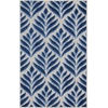 image:imageNourison Home Aloha Ivory Grey 53 x 75 Area Rug  Easy Clean Non Shedding Bed Room Living Room Dining Room Kitchen 5 x 8Blue