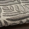 image:imageNourison Home Aloha Ivory Grey 53 x 75 Area Rug  Easy Clean Non Shedding Bed Room Living Room Dining Room Kitchen 5 x 8Charcoal