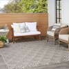 image:imageNourison Home Aloha Ivory Grey 53 x 75 Area Rug  Easy Clean Non Shedding Bed Room Living Room Dining Room Kitchen 5 x 8Charcoal