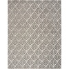 image:imageNourison Home Aloha Ivory Grey 53 x 75 Area Rug  Easy Clean Non Shedding Bed Room Living Room Dining Room Kitchen 5 x 8Charcoal