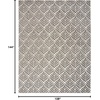 image:imageNourison Home Aloha Ivory Grey 53 x 75 Area Rug  Easy Clean Non Shedding Bed Room Living Room Dining Room Kitchen 5 x 8Charcoal