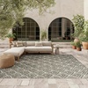 image:imageNourison Home Aloha Ivory Grey 53 x 75 Area Rug  Easy Clean Non Shedding Bed Room Living Room Dining Room Kitchen 5 x 8Charcoal