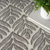 image:imageNourison Home Aloha Ivory Grey 53 x 75 Area Rug  Easy Clean Non Shedding Bed Room Living Room Dining Room Kitchen 5 x 8Charcoal