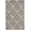 image:imageNourison Home Aloha Ivory Grey 53 x 75 Area Rug  Easy Clean Non Shedding Bed Room Living Room Dining Room Kitchen 5 x 8Charcoal