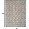 image:imageNourison Home Aloha Ivory Grey 53 x 75 Area Rug  Easy Clean Non Shedding Bed Room Living Room Dining Room Kitchen 5 x 8Charcoal