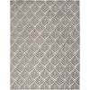 image:imageNourison Home Aloha Ivory Grey 53 x 75 Area Rug  Easy Clean Non Shedding Bed Room Living Room Dining Room Kitchen 5 x 8Charcoal