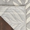 image:imageNourison Home Aloha Ivory Grey 53 x 75 Area Rug  Easy Clean Non Shedding Bed Room Living Room Dining Room Kitchen 5 x 8Grey