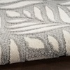 image:imageNourison Home Aloha Ivory Grey 53 x 75 Area Rug  Easy Clean Non Shedding Bed Room Living Room Dining Room Kitchen 5 x 8Grey