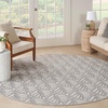 image:imageNourison Home Aloha Ivory Grey 53 x 75 Area Rug  Easy Clean Non Shedding Bed Room Living Room Dining Room Kitchen 5 x 8Grey