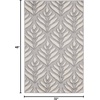 image:imageNourison Home Aloha Ivory Grey 53 x 75 Area Rug  Easy Clean Non Shedding Bed Room Living Room Dining Room Kitchen 5 x 8Grey