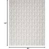 image:imageNourison Home Aloha Ivory Grey 53 x 75 Area Rug  Easy Clean Non Shedding Bed Room Living Room Dining Room Kitchen 5 x 8Grey