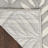 image:imageNourison Home Aloha Ivory Grey 53 x 75 Area Rug  Easy Clean Non Shedding Bed Room Living Room Dining Room Kitchen 5 x 8Grey