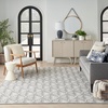 image:imageNourison Home Aloha Ivory Grey 53 x 75 Area Rug  Easy Clean Non Shedding Bed Room Living Room Dining Room Kitchen 5 x 8Grey