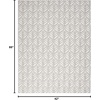 image:imageNourison Home Aloha Ivory Grey 53 x 75 Area Rug  Easy Clean Non Shedding Bed Room Living Room Dining Room Kitchen 5 x 8Grey